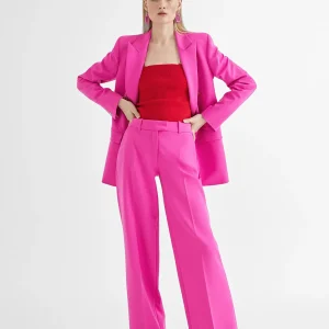 Lola Casademunt Pantalones<Pantalón recto FUCSIA