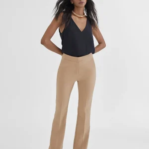 Lola Casademunt Pantalones<Pantalón skinny campana ROJO