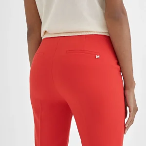 Lola Casademunt Pantalones<Pantalón skinny campana ROJO