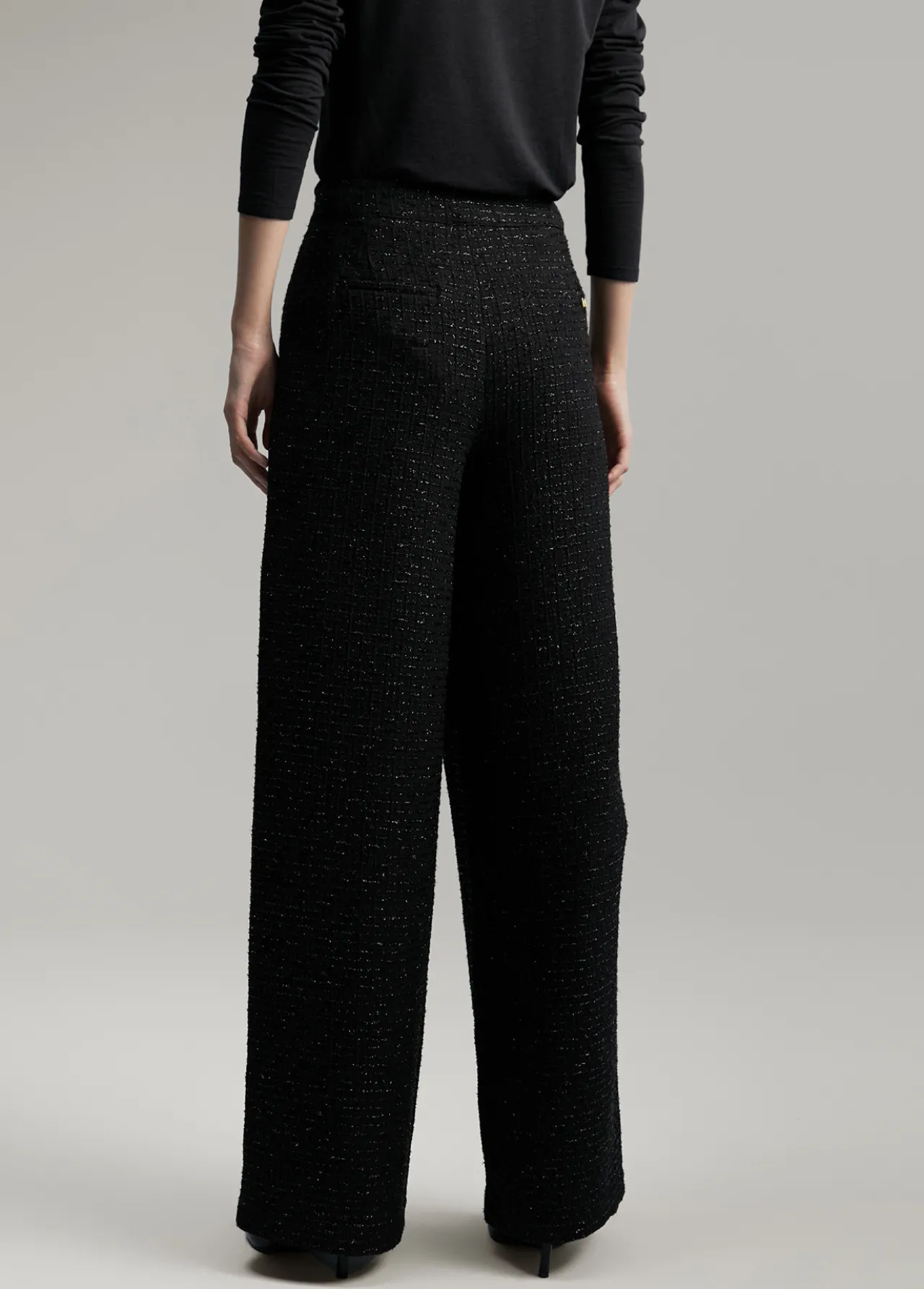 pantaln_tweet_2.webp Lola Casademunt Pantalones<Pantalón tweet NEGRO