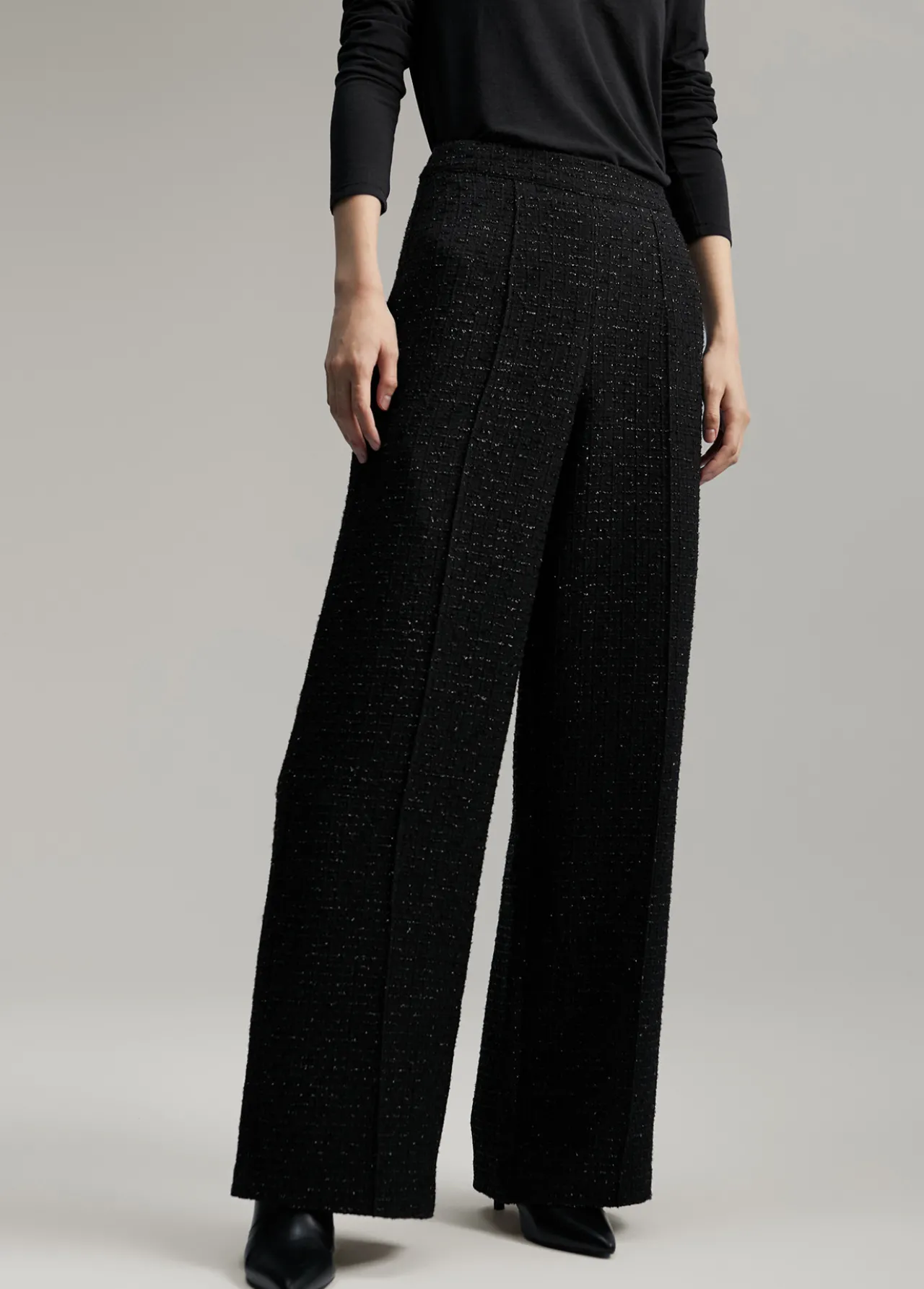pantaln_tweet_4.webp Lola Casademunt Pantalones<Pantalón tweet NEGRO