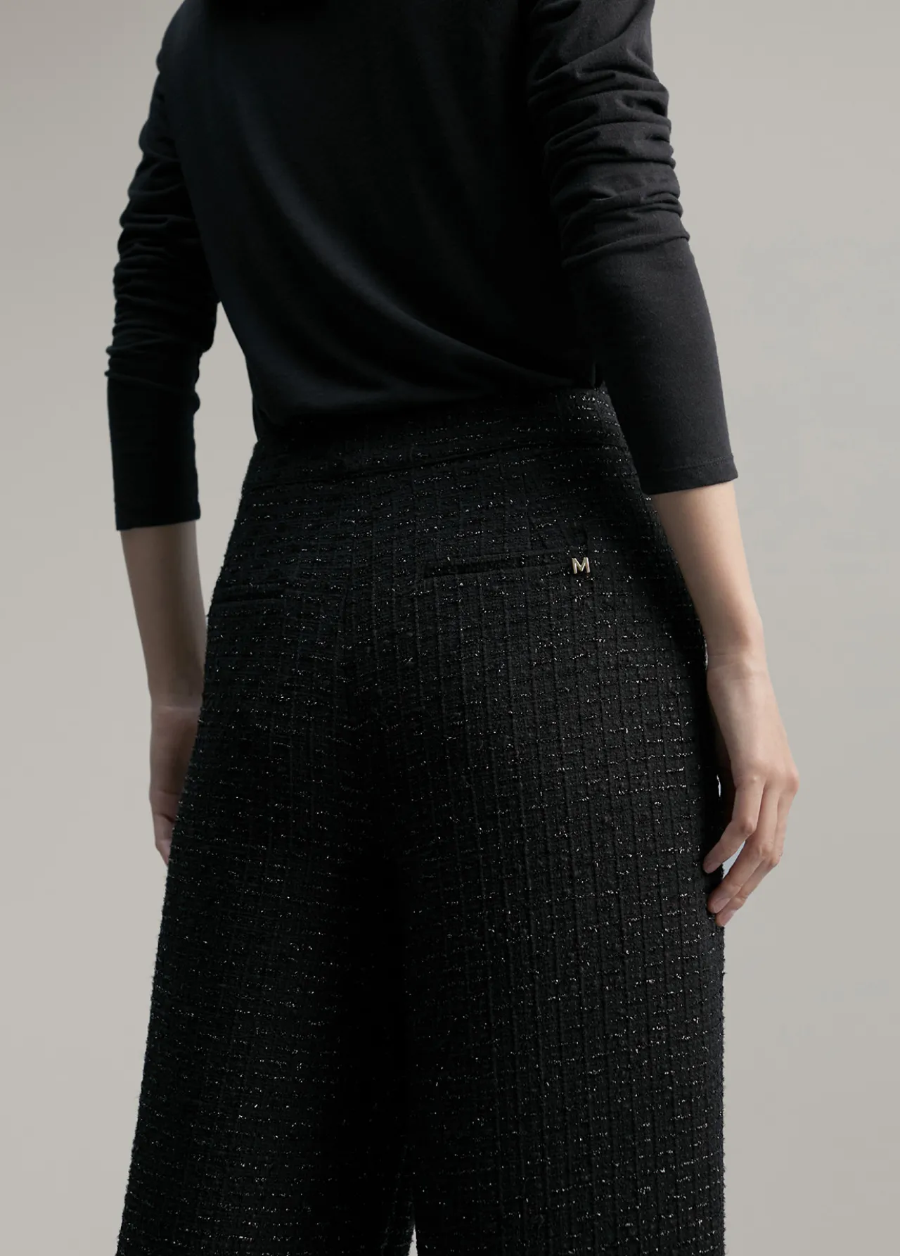 pantaln_tweet_5.webp Lola Casademunt Pantalones<Pantalón tweet NEGRO