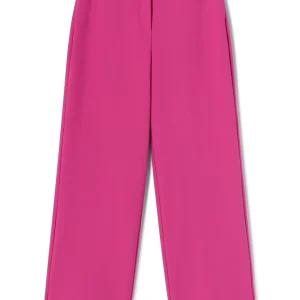 Lola Casademunt Pantalones<Pantalón wideleg cinturón FUCSIA