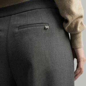 Lola Casademunt Pantalones<Pantalón wideleg detalle snaps GRIS