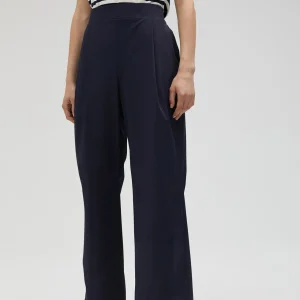 Lola Casademunt Pantalones<Pantalón wideleg técnico de tiro alto - Lola Casademunt NAVY