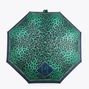 Lola Casademunt Accesorios | Animal Print<Paraguas con estampado animal |  Complementos | Lola Casademunt VERDE