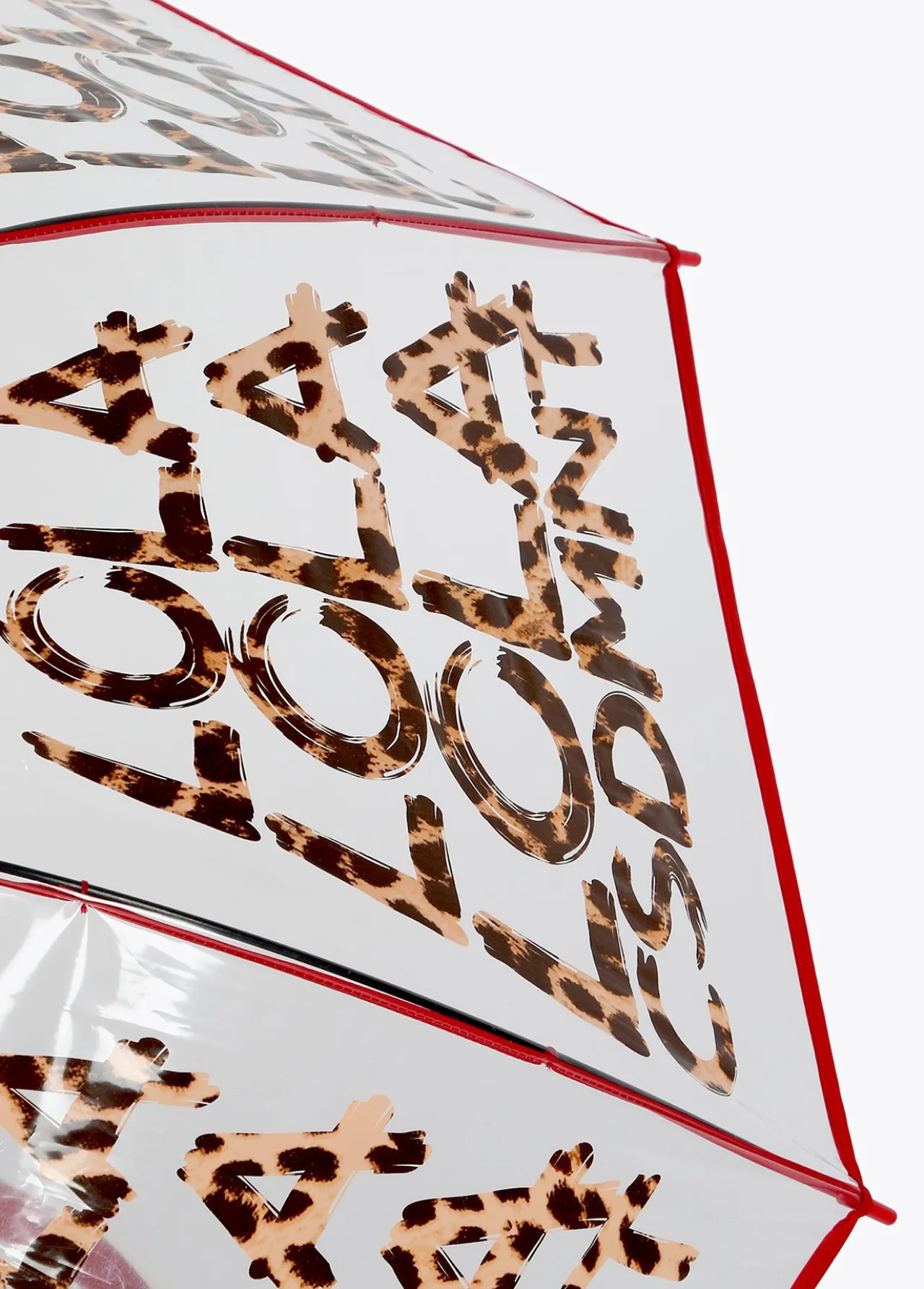 paraguas_grande_transparente_lola__complementos__lola_casademunt_3.webp Lola Casademunt Animal Print | Paraguas<Paraguas grande Lola | Complementos | Lola Casademunt TRANSPARENTE