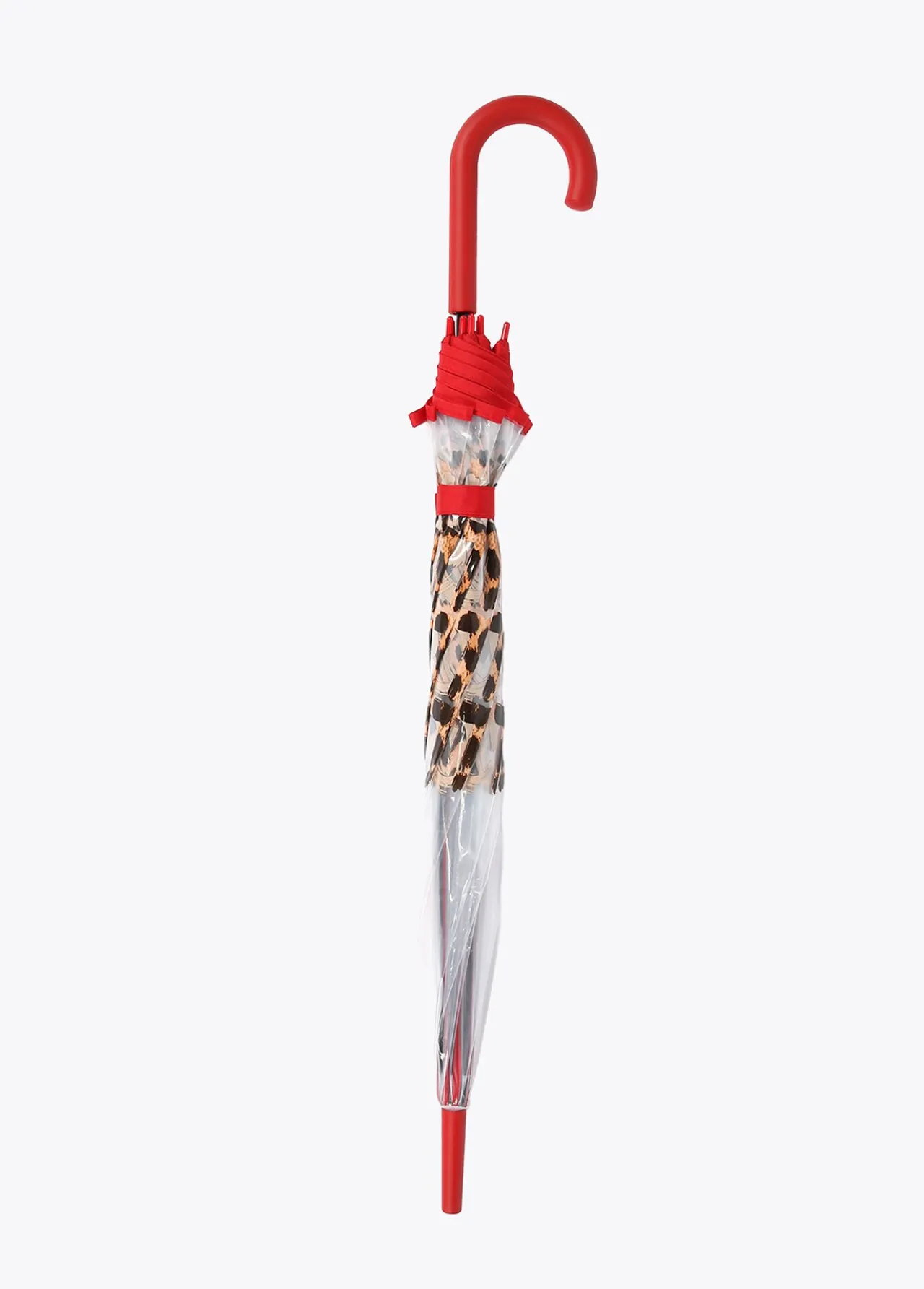 paraguas_grande_transparente_lola__complementos__lola_casademunt_5.webp Lola Casademunt Animal Print | Paraguas<Paraguas grande Lola | Complementos | Lola Casademunt TRANSPARENTE