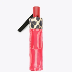 Lola Casademunt Paraguas | Accesorios<Paraguas logotipado y estampado animal | Lola Casademunt NEGRO