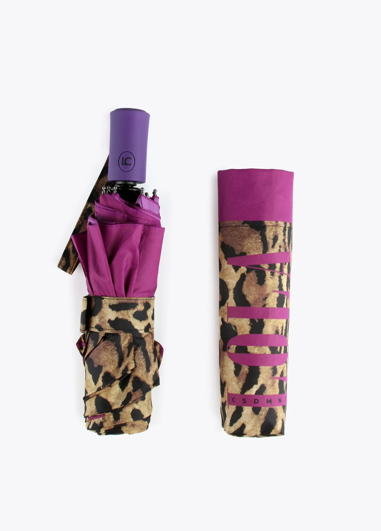 paraguas_pequeo_automtico_animal_print__lola_casademunt_1.webp Lola Casademunt Animal Print | Paraguas<Paraguas pequeño automático animal print | Lola Casademunt FUCSIA