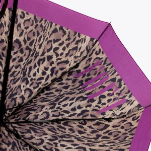 Lola Casademunt Animal Print | Paraguas<Paraguas pequeño automático animal print | Lola Casademunt FUCSIA
