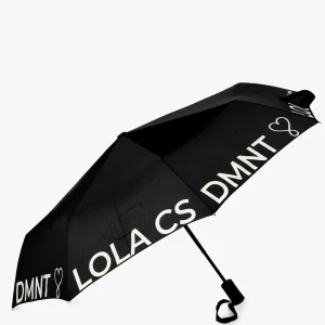 Lola Casademunt Paraguas<Paraguas pequeño automático logo |  Complementos | Lola Casademunt BLANCO