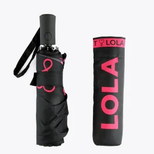Lola Casademunt Paraguas<Paraguas pequeño negro automático |  Complementos | Lola Casademunt FUCSIA