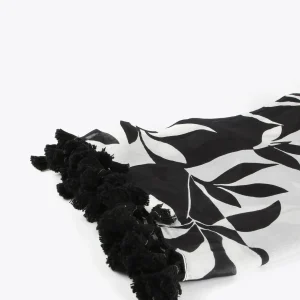 Lola Casademunt Accesorios | Baño<Pareo blanco y negro. BLANCO-NEGRO
