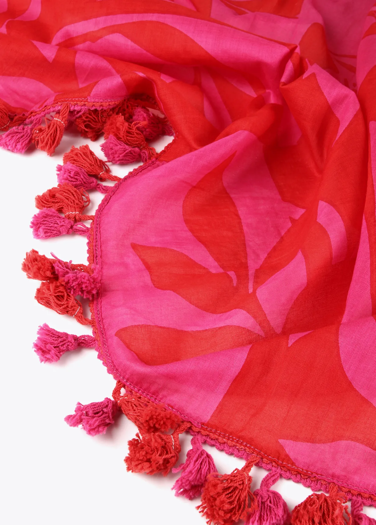 pareo_fucsia_y_rojo_2.webp Lola Casademunt Accesorios<Pareo fucsia y rojo. ROSA-ROJO