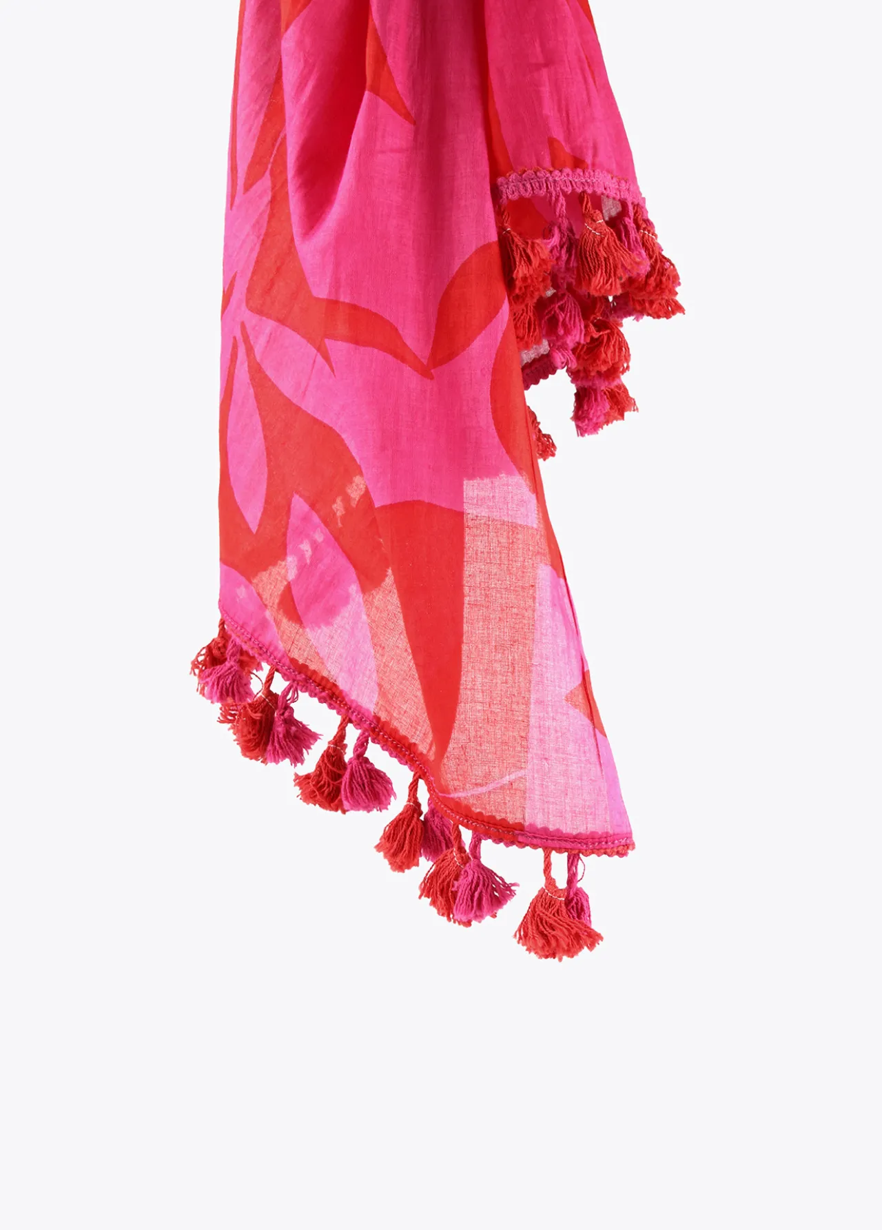 pareo_fucsia_y_rojo_3.webp Lola Casademunt Accesorios<Pareo fucsia y rojo. ROSA-ROJO