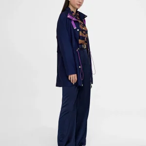 Lola Casademunt Chaquetas Y Gabardinas | Abrigos Y Cazadoras<Parka con capucha NAVY