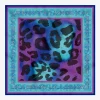 Lola Casademunt Animal Print | Bufandas Y Pañuelos<Pañuelo animal print azules AZUL-LILA