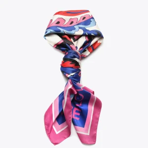 Lola Casademunt Bufandas Y Pañuelos<Pañuelo estampado floral BLANCO-MULTICOLOR
