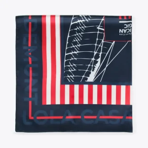 Lola Casademunt Bufandas Y Pañuelos<Pañuelo náutico edición limitada - Lola Casademunt AZUL-ROJO