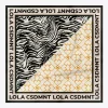 Lola Casademunt Animal Print | Bufandas Y Pañuelos<Pañuelo satinado animal y corazones NEGRO-CRUDO