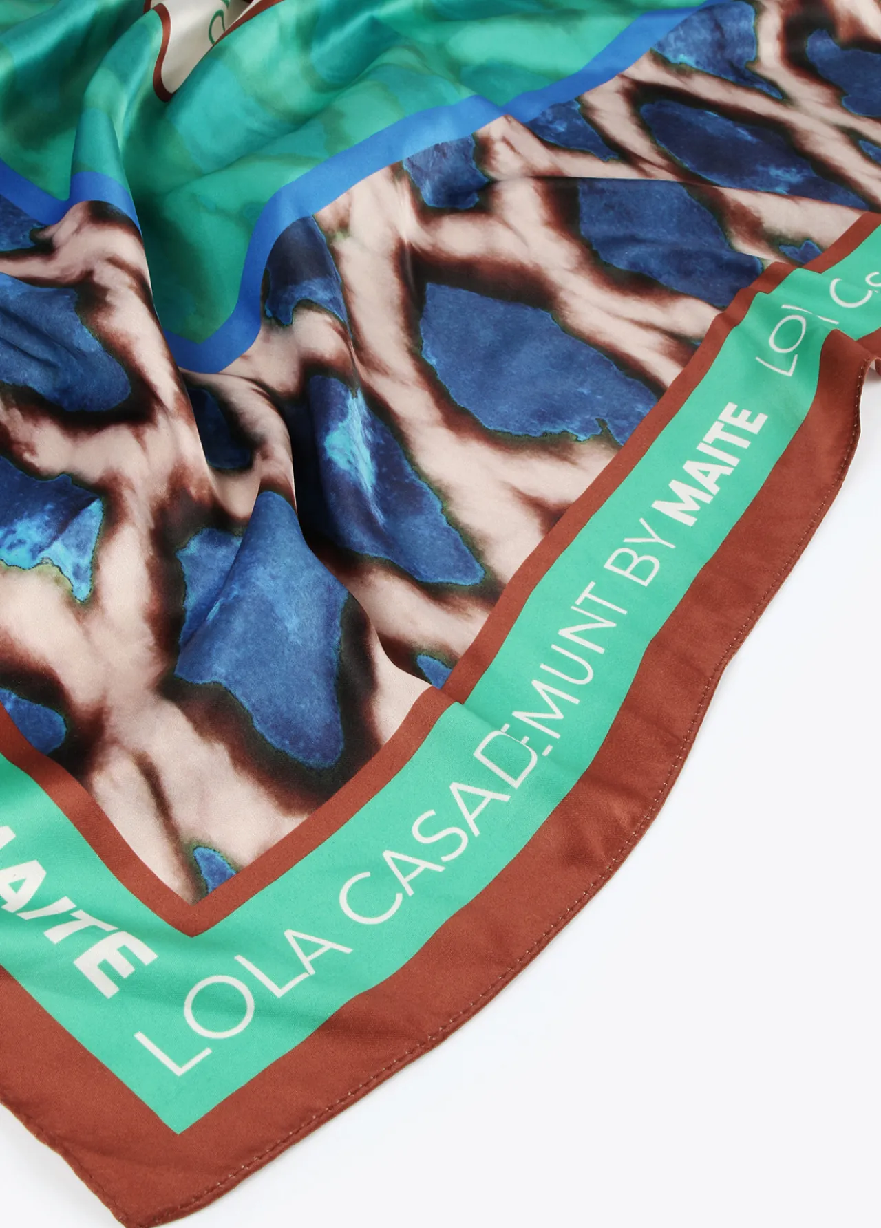 pauelo_verdes_y_azules_4.webp Lola Casademunt Accesorios<Pañuelo verdes y azules VERDE-AZUL