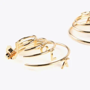 Lola Casademunt Pendientes<Pendientes 4 aros DORADO