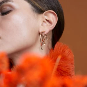 Lola Casademunt Pendientes<Pendientes 4 aros DORADO