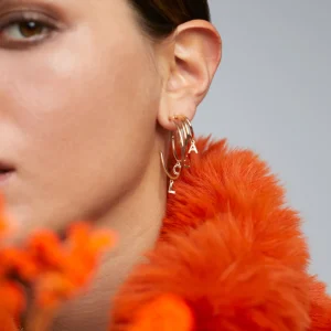 Lola Casademunt Pendientes<Pendientes 4 aros DORADO