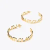 Lola Casademunt Pendientes<Pendientes aro logotipado DORADO