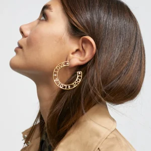Lola Casademunt Pendientes<Pendientes aro Lola love DORADO