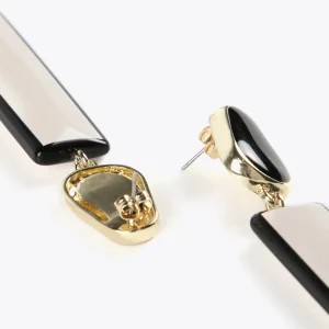 Lola Casademunt Bisuteria<Pendientes blanco y negro BLANCO-NEGRO