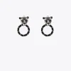 Lola Casademunt Bisuteria<Pendientes cara leopardo y aro DORADO