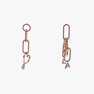 Lola Casademunt Pendientes<Pendientes colgantes y cristales GRISMETALIZADO
