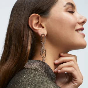 Lola Casademunt Pendientes<Pendientes colgantes y cristales GRISMETALIZADO