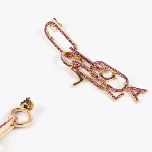Lola Casademunt Pendientes<Pendientes colgantes y cristales GRISMETALIZADO