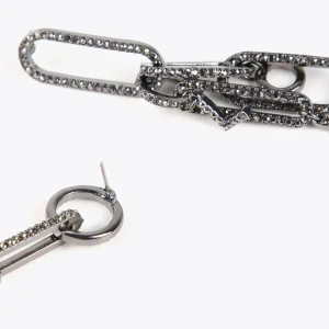Lola Casademunt Pendientes<Pendientes colgantes y cristales GRISMETALIZADO
