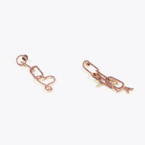 Lola Casademunt Pendientes<Pendientes colgantes y cristales GRISMETALIZADO