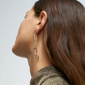 Lola Casademunt Pendientes<Pendientes colgantes y cristales GRISMETALIZADO