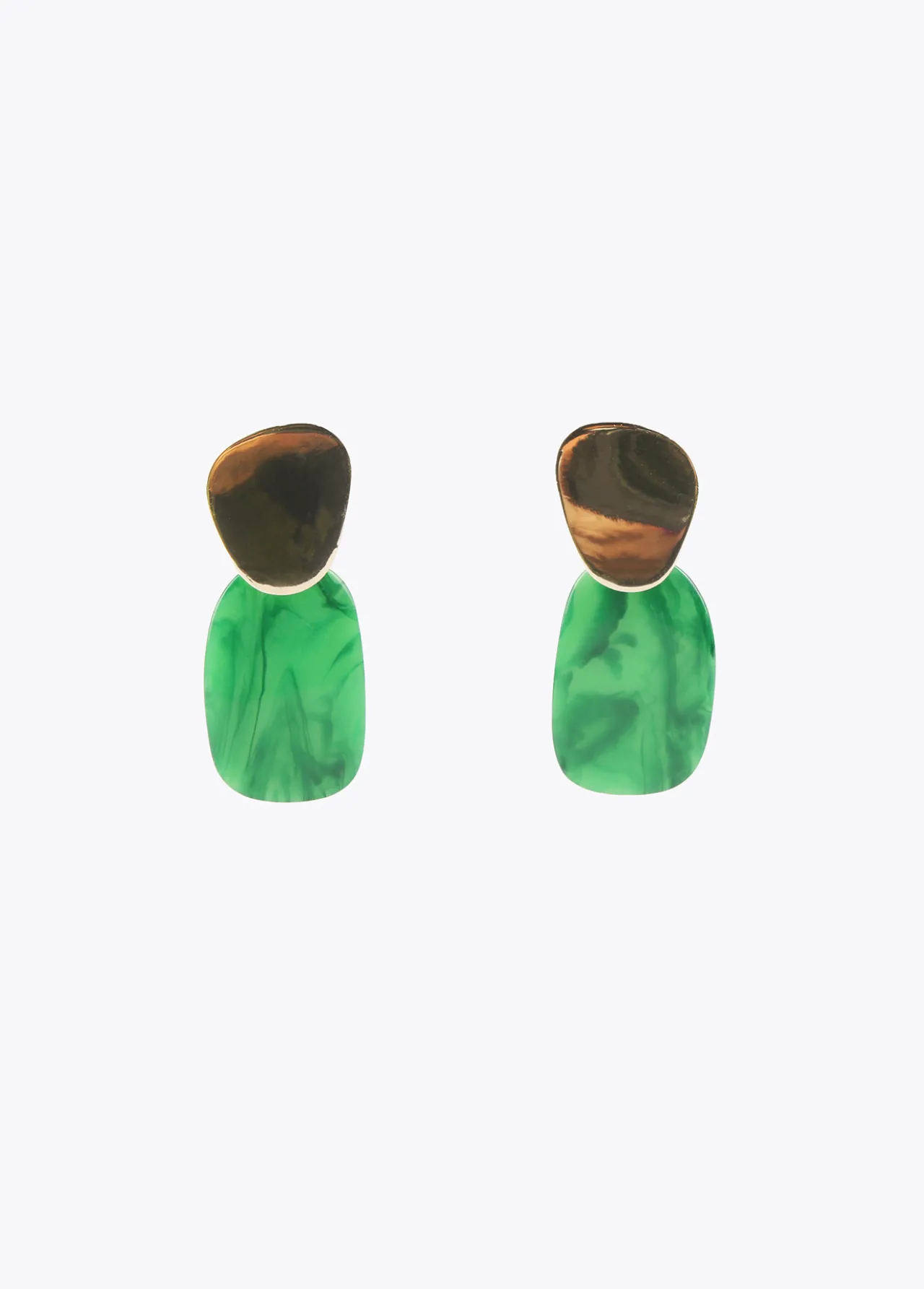 pendientes_con_dos_piezas_0.webp Lola Casademunt Bisuteria<Pendientes con dos piezas FUCSIA