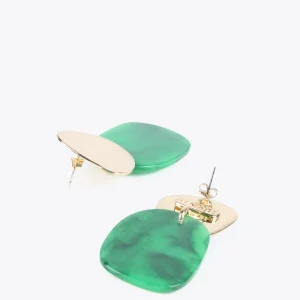 Lola Casademunt Bisuteria<Pendientes con dos piezas FUCSIA