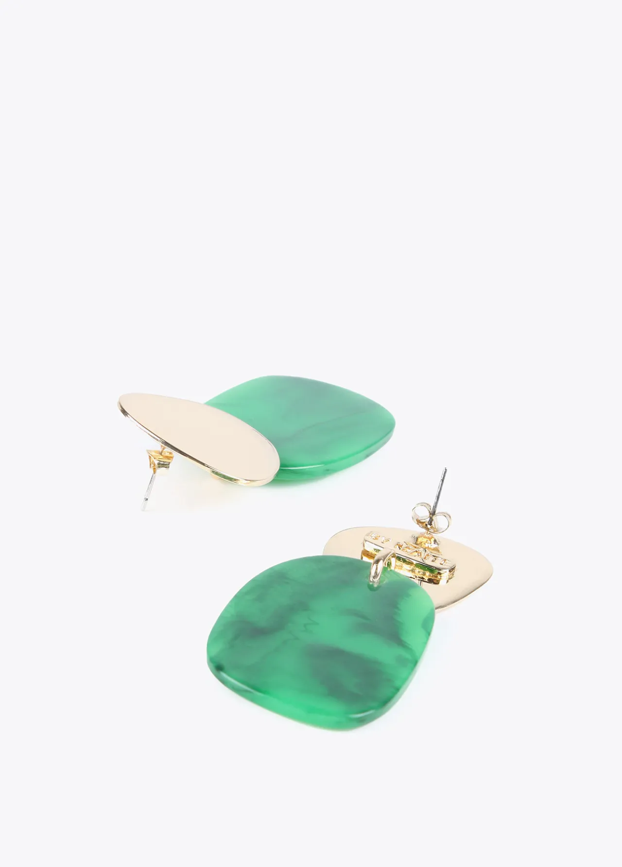 pendientes_con_dos_piezas_2.webp Lola Casademunt Bisuteria<Pendientes con dos piezas FUCSIA
