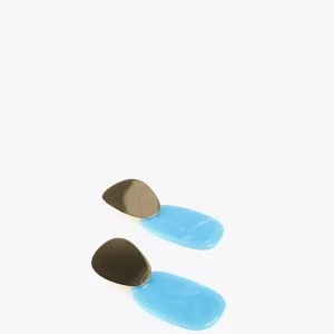 Lola Casademunt Bisuteria<Pendientes con dos piezas FUCSIA