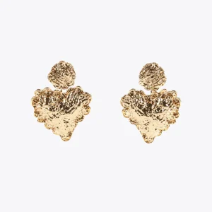 Lola Casademunt Pendientes<Pendientes corazón DORADO