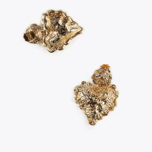 Lola Casademunt Pendientes<Pendientes corazón DORADO