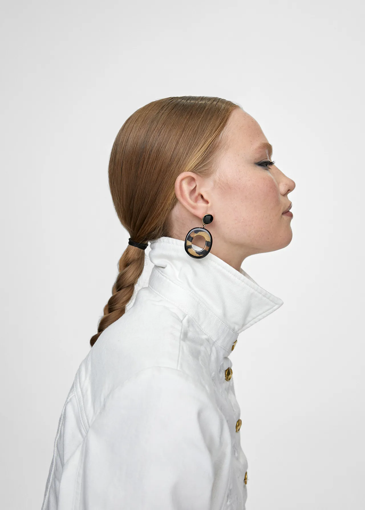 pendientes_de_aro_animal_print_2.webp Lola Casademunt Bisuteria<Pendientes de aro animal print MARRON