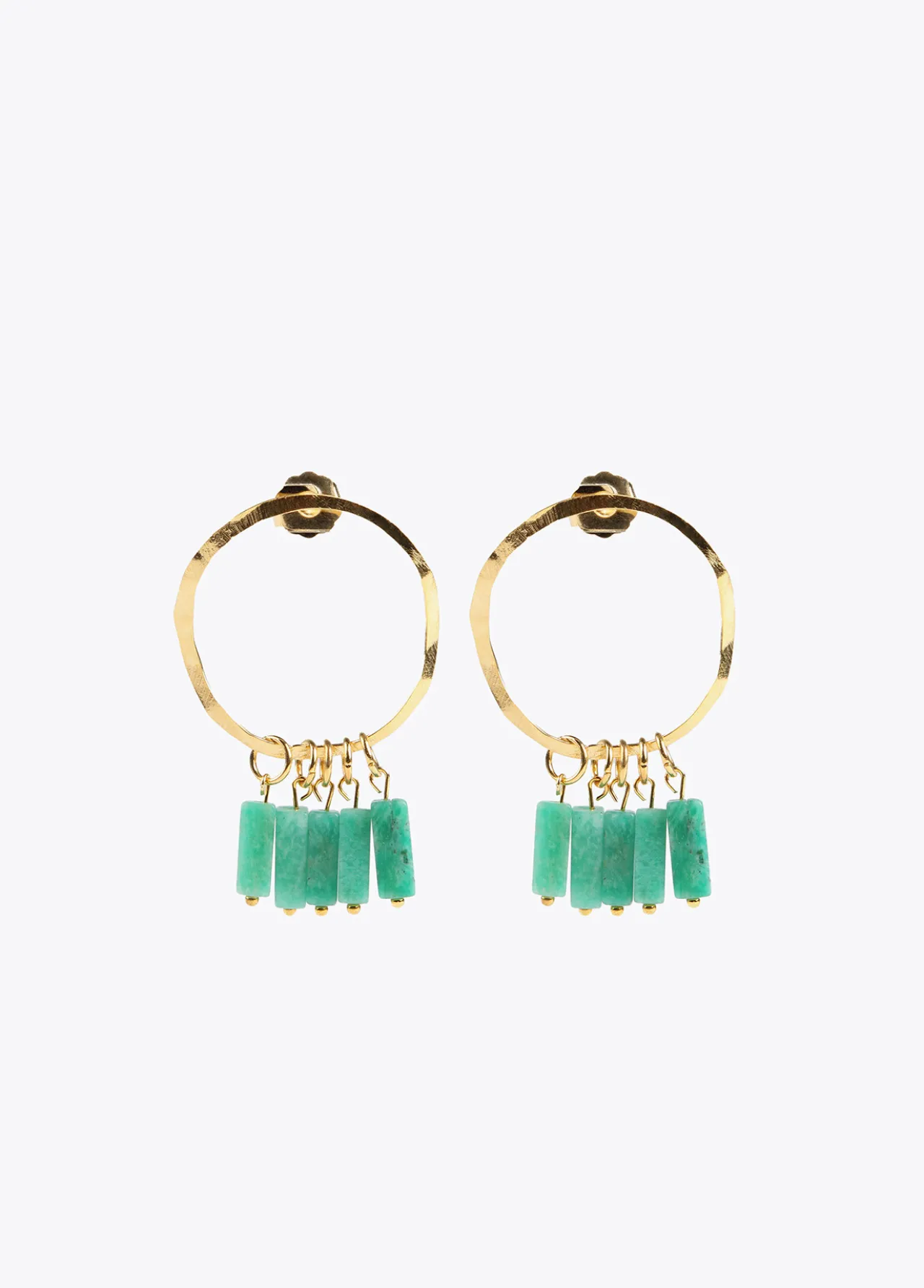 pendientes_de_aro_con_piedras_naturales_0-1.webp Lola Casademunt Bisuteria<Pendientes de aro con piedras naturales CORAL