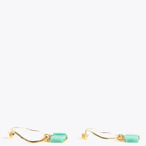 Lola Casademunt Bisuteria<Pendientes de aro con piedras naturales CORAL