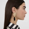 Lola Casademunt Bisuteria<Pendientes de dos piezas NEGRO