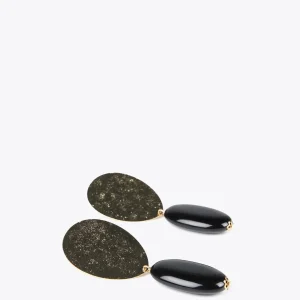 Lola Casademunt Bisuteria<Pendientes de dos piezas NEGRO